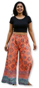 Printed Heavy Rayon Palazzo