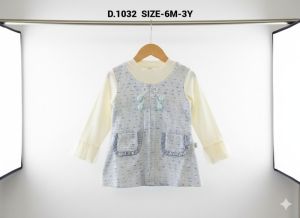 Pure Cotton Kids Girl Fancy Frock