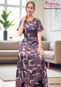 Alpine Premium Floral Print Festive Gown