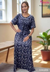 Alpine Printed Trendy Maxi Party Wear Gown