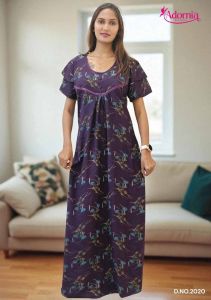 Women Alpine Printed Evening Gown