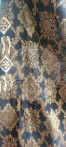Black and White Kalamkari Block Print Cotton Suit Material