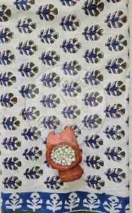 Green and Indigo Baroda Print Cotton Suit Material