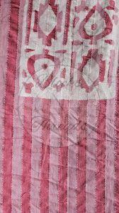 Onion Pink Handloom Cotton Batik Printed Suit
