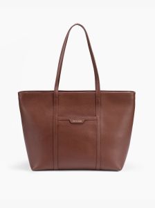 Brown Leather Ladies Hand Bag