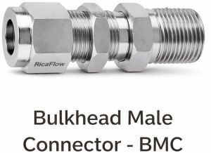 SS 304 Bulkhead Male Connector (Bmc) &ndash; Compression Tube Fitting