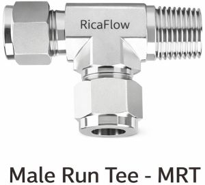 Stainless Steel 304 Male Run Tee (Mrt) &ndash; Double Compression Tube Fitting