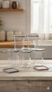 1200 Ml Plastic Kitchen Storage Container