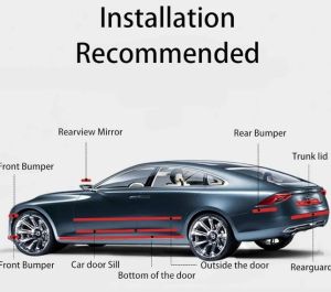 Car Sticker Carbon Fiber Rubber