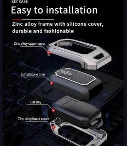 Compatible Metal Car Key Cover