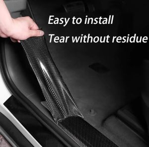 Car Sticker Carbon Fiber Rubber