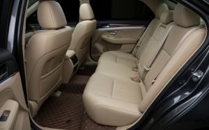Ivory Leatherette Plain Solid Design Oem Premium Leather Seat Cover