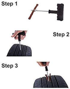 8 in 1 Tubeless Tyre Puncture Repair Kit for Car