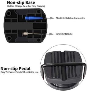 Double Cylinder Portable Foot Pump