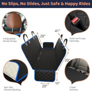 Dog Car Seat Cover for Back Seat