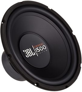 Black JBL A1500Hi 1500W 1 Channel Wired Subwoofer