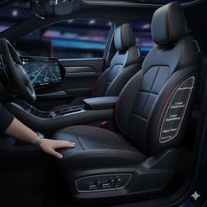 italian leather luxury car seat cover