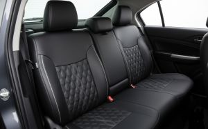 Luxuria Diamondstitch Premium Leatherette Car Seat Cover