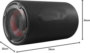  12 Inch Round Active Car Bass Tube
