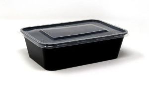 Rectangular Disposable Plastic Food Container