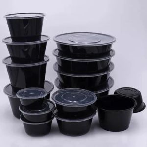 Round Disposable Plastic Food Container