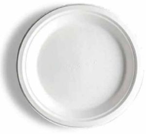 11 Inch Round Sugarcane Bagasse Biodegradable Disposable Plate