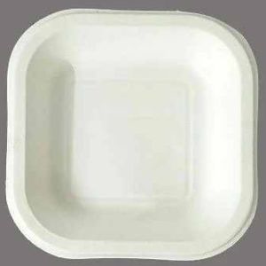 11 Inch Square Sugarcane Bagasse Biodegradable Disposable Plate