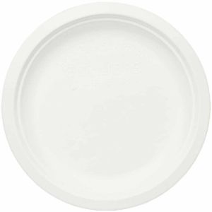 12 Inch Round Sugarcane Bagasse Biodegradable Disposable Plate