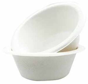 32 OZ Round Sugarcane Bagasse Biodegradable Disposable Bowl