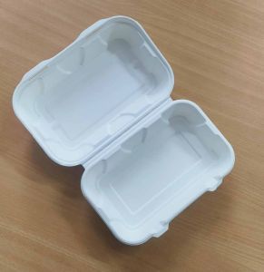 6x9 Inch Sugarcane Bagasse Biodegradable Disposable Clamshell Box