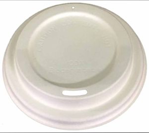 7 Inch Round Sugarcane Bagasse Biodegradable Disposable Lid