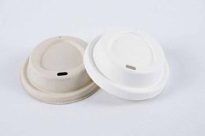 8 Inch Round Sugarcane Bagasse Biodegradable Disposable Lid
