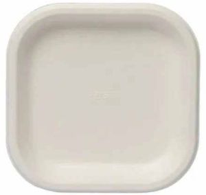 9 Inch Square Sugarcane Bagasse Biodegradable Disposable Plate