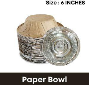 Silver Paper Bowl