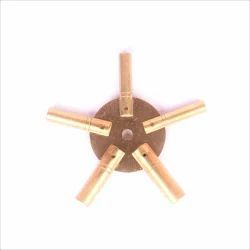 5 in 1 Brass Clock Winding Key