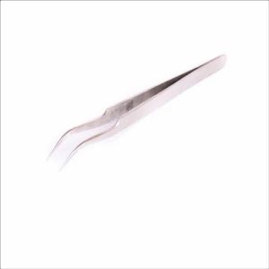 7B Stainless Steel Bent Tip Tweezer