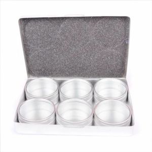 Compact Watch Parts Storage Box with 6 Jars