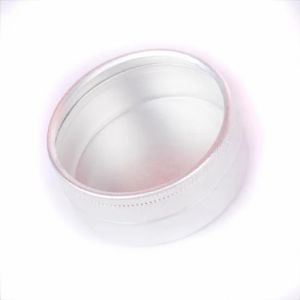 Round Plastic Watch Parts Storage Jar
