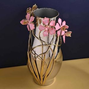 Aluminium Handcrafted Flower Vase