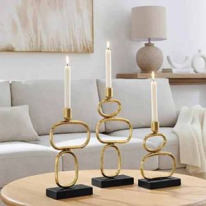 Aluminium Metal Candle Stand
