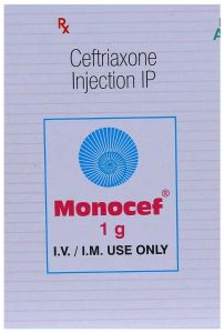 Monocef 1gm Injection