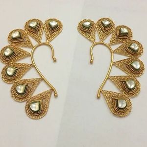 Party Wear Golden Imitation Ear Cuff
