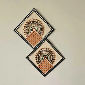 Handmade Mirror Work Lippan Art