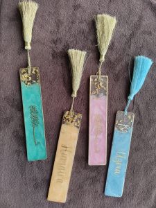 Personalized Name Resin Bookmark