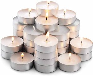 White Tea Light Candle