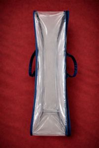Transparent PVC Blanket Zipper Bag with Handle