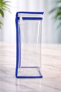 Premium Transparent PVC Zipper Pouch Bag Clear Cosmetic &AMP; Garment Packaging Bag Waterproof Trave