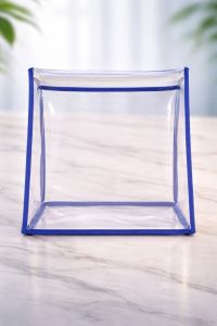 Premium Transparent PVC Zipper Pouch Bag Clear Cosmetic &AMP; Garment Packaging Bag Waterproof Trave