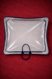 Transparent PVC Blanket Zipper Bag with Handle