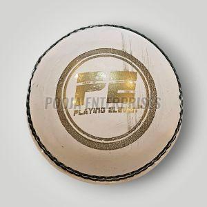 PE White Club Leather Cricket Ball